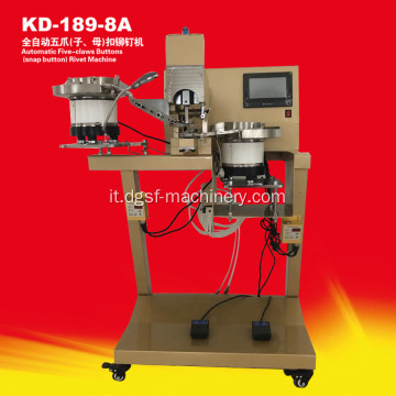 Kangda KD198-8A MACCHINA A TUTTURA A BUTTINA A BUTTURA COMPLETAMENTE JUWANG JUWANG PUNCHING PUNCHING ACCOVIMENTO APPLICAZIONE